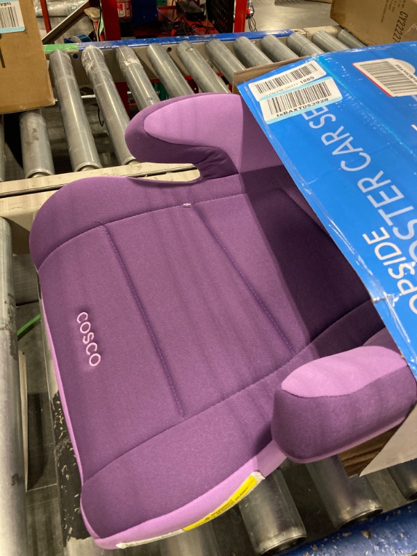 Photo 3 of Cosco Topside Booster Car Seat - Easy to Move, Lightweight Design (Grape), 1 Count (Pack of 1)