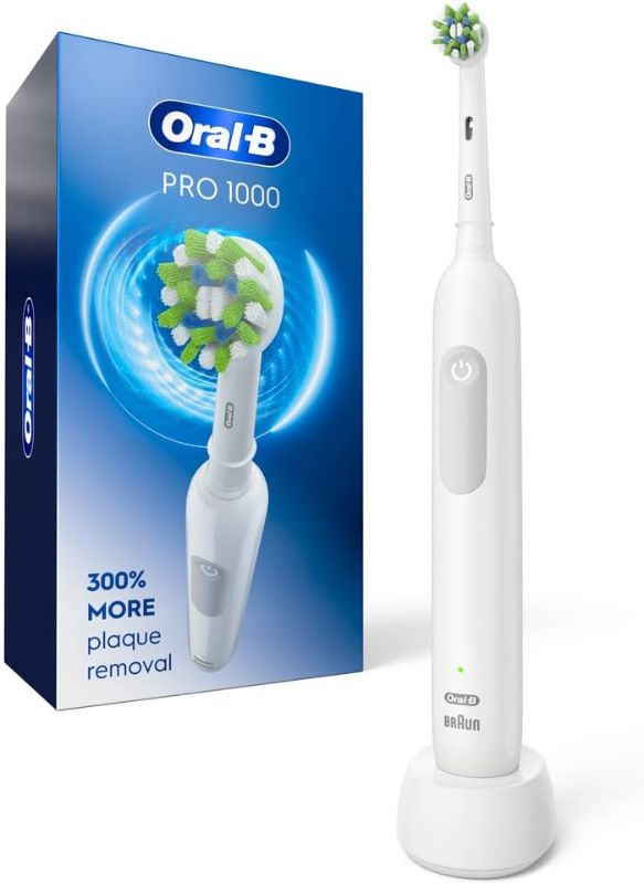 Photo 1 of **not exact**
Oral-B Pro 1000 Rechargeable Electric Toothbrush, White
