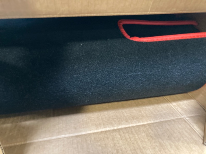 Photo 1 of Custom Fit for Tesla Model 3 Car Floor Mats Original Factory Design All-Black Carpet Tesla Logo Embroidery 3-L/R