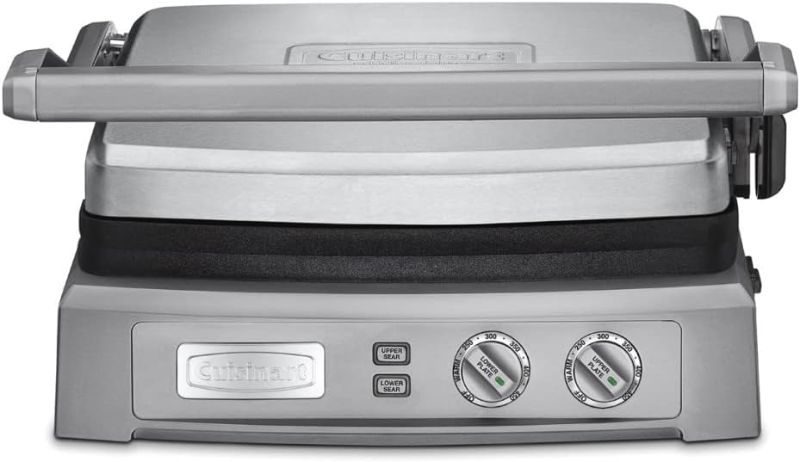 Photo 1 of ***sold for parts***
Cuisinart GR-150P1 Deluxe Electric Griddler, Stainless Steel
