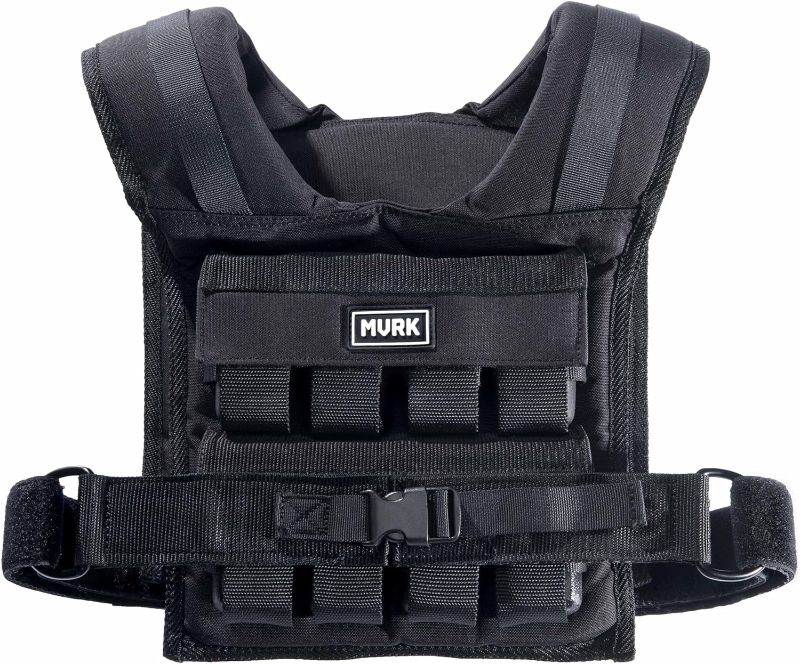 Photo 1 of MVRK Adjustable Weighted Vest Men 35lbs - Weighted Workout Vest With Iron Weights, Heavy Duty Weighted Exercise Vest For Functional Training, Slim Design Weighted Running Vest, Weight Vest for Men and Women
