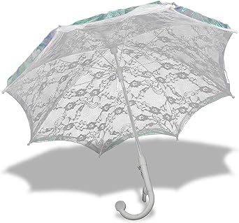 Photo 1 of  Foldable Lace Parasol, Tea Party Decorations For Little Girls 