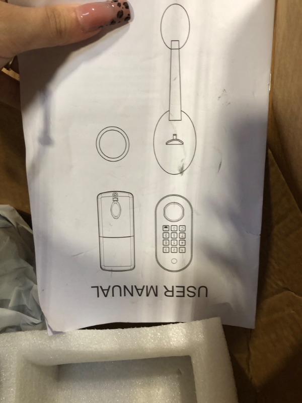 Photo 1 of ***not exact, see pics***
Keyless Entry Door Lock with Handle, Hornbill Smart Front Door Lock Set, Electronic Keypad Deadbolt Lock, Front Door Handle Sets, Digital Door Lock with Bluetooth APP/Keypad/Auto Lock/1-Touch Lock/Key