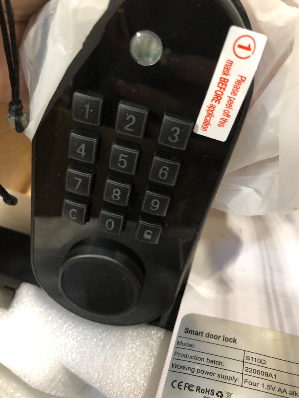 Photo 1 of ***not exact, see pics***
Keyless Entry Door Lock with Handle, Hornbill Smart Front Door Lock Set, Electronic Keypad Deadbolt Lock, Front Door Handle Sets, Digital Door Lock with Bluetooth APP/Keypad/Auto Lock/1-Touch Lock/Key