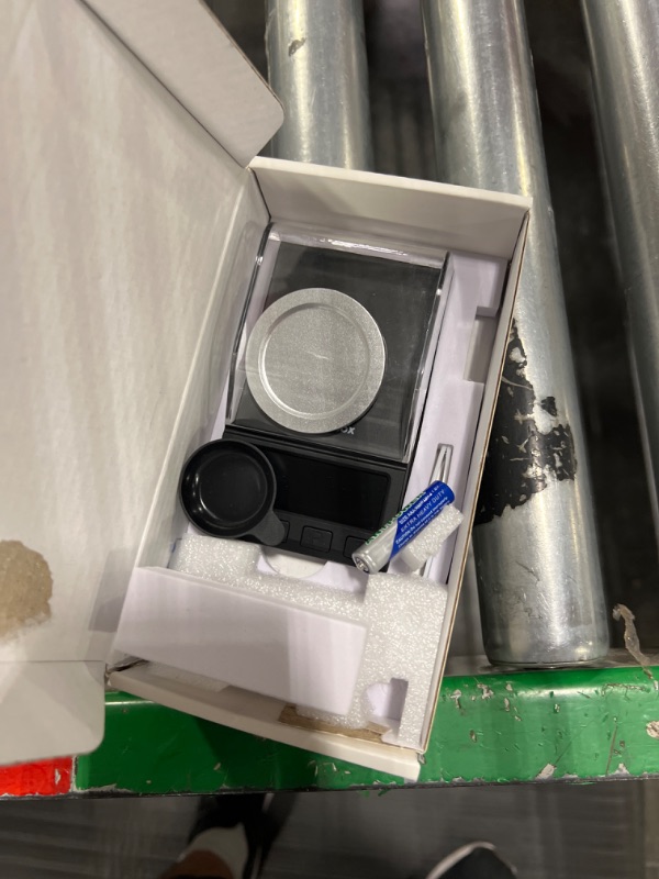 Photo 1 of Milligram Scale with USB Supply, NEWACALOX Reloading Scale 100 x 0.001g, High Precision Portable Multifunction Lab Powder Scales with Calibration Tare Weights, Tweezers, Weighing Pans Black 100G Black