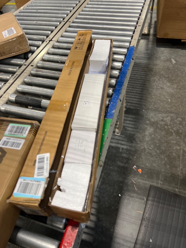 Photo 1 of WINSOON Barn Door Hardware Kit for Single Sliding Door Roller Track System Antique J Shape Style Black, 4-18FT for Choose (6FT Single Door Kit) 6FT Track Kit [2x3FT] Single Door Kit