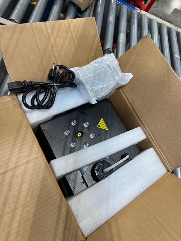 Photo 1 of Vertical Fog Machine 1000W with 6 LED Lights and Wireless Remote Control for Stage Halloween Wedding DJ Parties