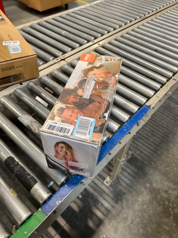 Photo 1 of Pyle Wireless Portable Bluetooth Boombox Speaker - 40W 2Ch Waterproof Rechargeable Speaker Loud Stereo System w/ Google Assistant / Siri Voice Control, TWS Function, Micro SD, RGB Lights - PBMKRG155