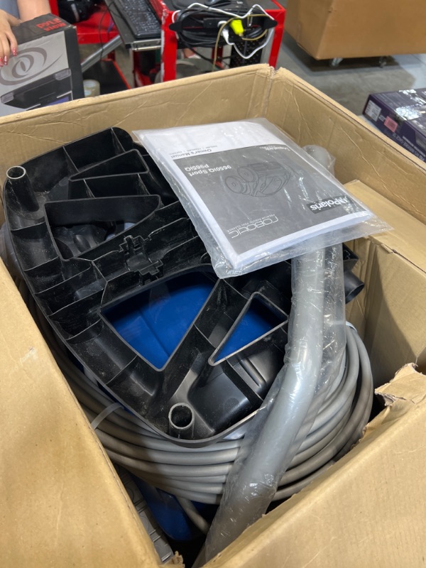 Photo 3 of *** NOT FUNCTIONAL**** SELLING AS PARTS***** NO RETURNS**** Polaris 9650iQ Sport Robotic Cleaner, Automatic Vacuum for InGround Pools up to 60ft, Smart App, WiFi, Amazon Alexa, 70ft Swivel Cable w/Strong Suction & Easy Access Filter Canister