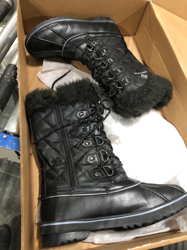 Photo 2 of DREAM PAIRS Women's River_1 Mid Calf Waterproof Winter Snow Boots
