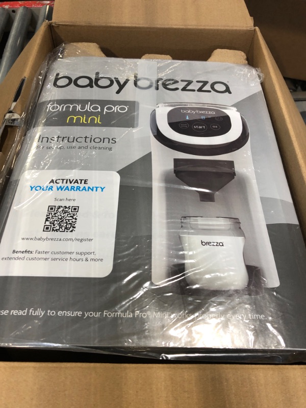 Photo 3 of Baby Brezza Formula Pro Mini Baby Formula Maker – Small Baby Formula Mixer Machine Fits Small Spaces and is Portable for Travel– Bottle Makers Makes The Perfect Bottle for Your Infant On The Go Formula Pro Mini Dispenser Machine