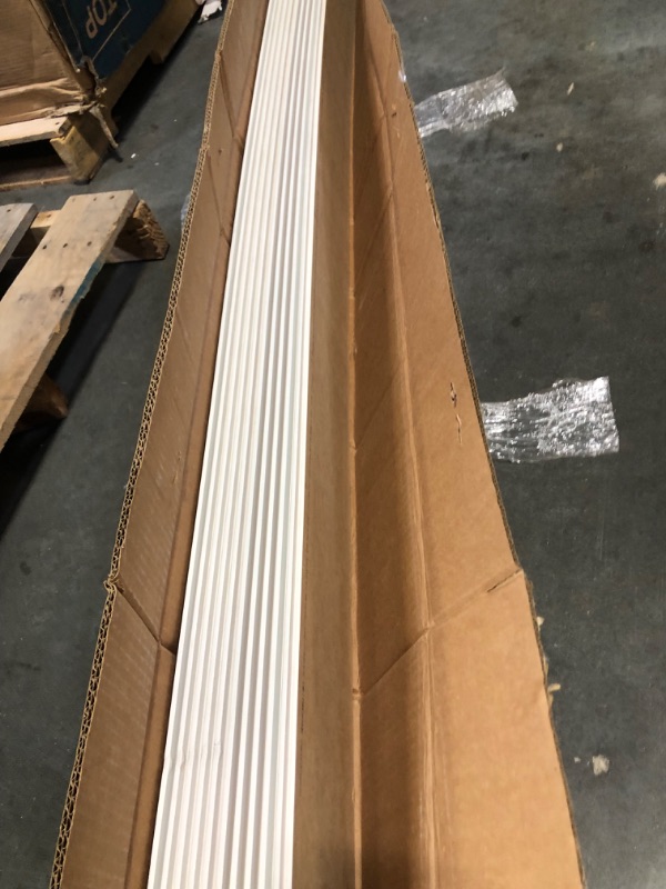 Photo 5 of *****ITEM HAS CHIPS AND CRACKS ALONG CERTAIN PIECES***** 
Pac Trim 0.375 in. x 6.000 in. x 8 ft. Primed MDF Shiplap Interior Siding (10-Pack)