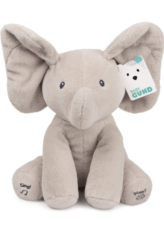 Photo 1 of GUND Baby Animated Flappy The Elephant Plush, Singing Stuffed Animal Baby Toy for Ages 0 and Up, Gray, 12"
#1 Most Gifted in Stuffed Animals & Teddy Bears