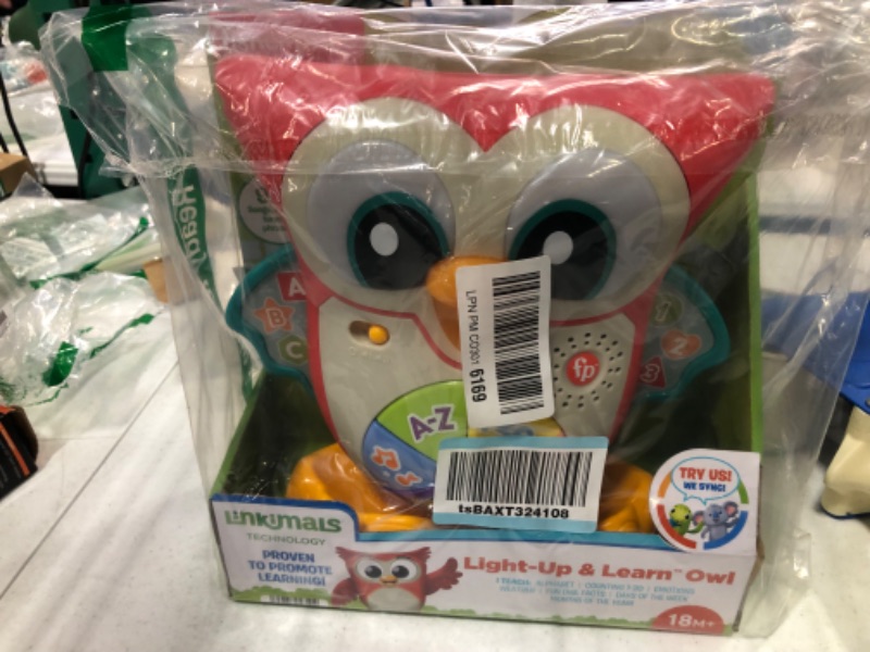 Photo 2 of Fisher-Price Linkimals Interactive Learning Toy for Toddlers with Lights Music and Motion, Light-Up & Learn Owl