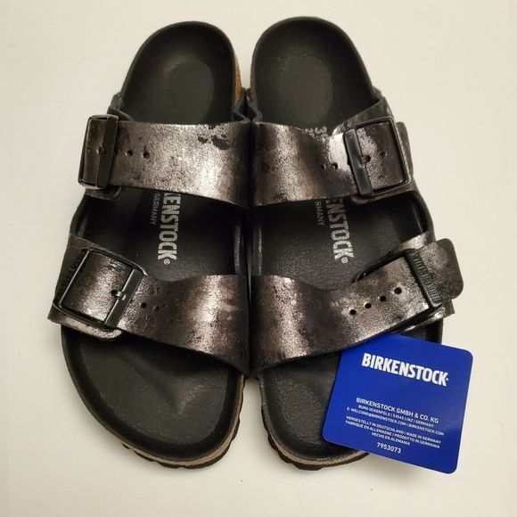 Photo 1 of 
irkenstock Men's Amalfi Leather Soft Footbed Arizona Sandals