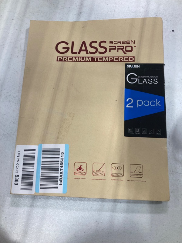 Photo 2 of [2 Pack] SPARIN Screen Protector Compatible with Microsoft Surface Pro 9 2022 / Surface Pro 8 2021 / Surface Pro X (2021&2019), 13 inch, 9H Tempered Glass Screen Protector Support Surface Pen