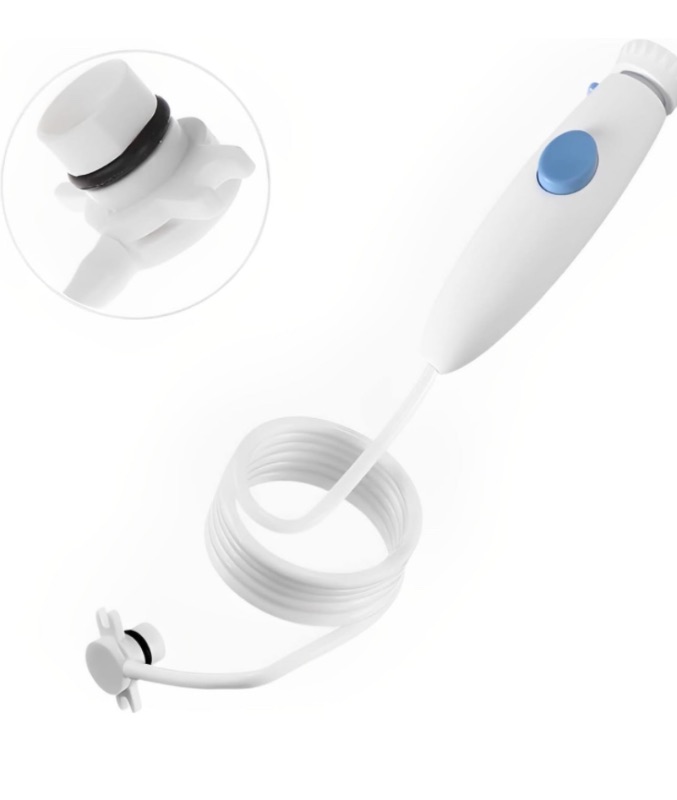Photo 1 of Replacement Hose and Handle Parts for Waterpik, Waterpik Replacement Parts - Waterpik Water Flosser WP-100 WP-300 WP-660 WP-900 Series Oral Hygiene Repair Kit Accessories