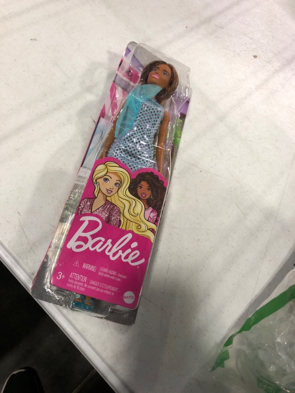 Photo 1 of Barbie in A Blue Polka Dot Dress