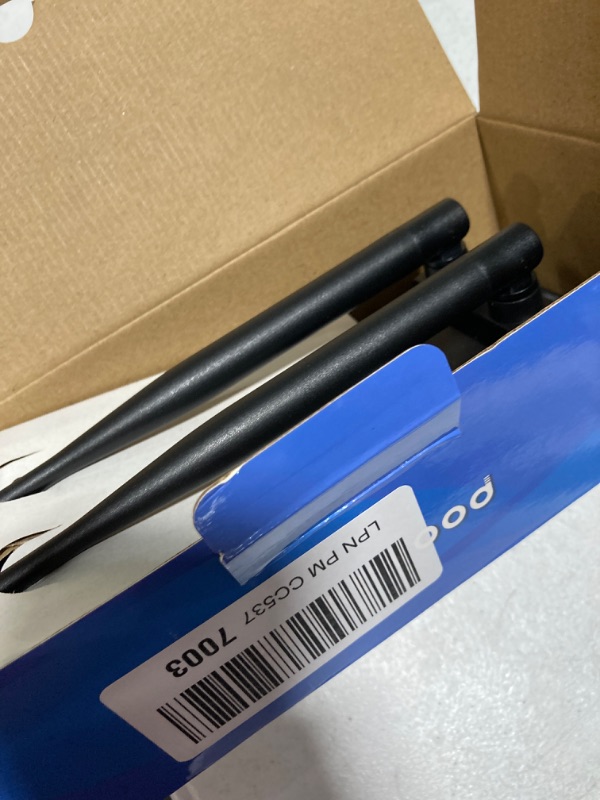 Photo 1 of Eightwood Dual Band WiFi Antenna 2.4GHz 5GHz RP-SMA WiFi Antennae with 6.5ft Extension Cable for PC Desktop Computer PCI PCIe WiFi Bluetooth Card Wireless Network Router