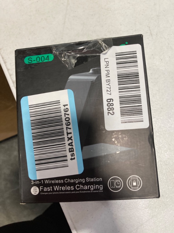 Photo 2 of *** DOESN'T CHARGE IWATCH*** Aresh Wireless Charging Station Compatible with Garmin Watch Instinct 2/ 2x/2 solar/Fenix 7/6/5 Forerunner 245/265/945/ Venu 2Plus/ 2SQ/ Vivoactive 3 4 4S, Wireless Charger with Adjustable Night Light