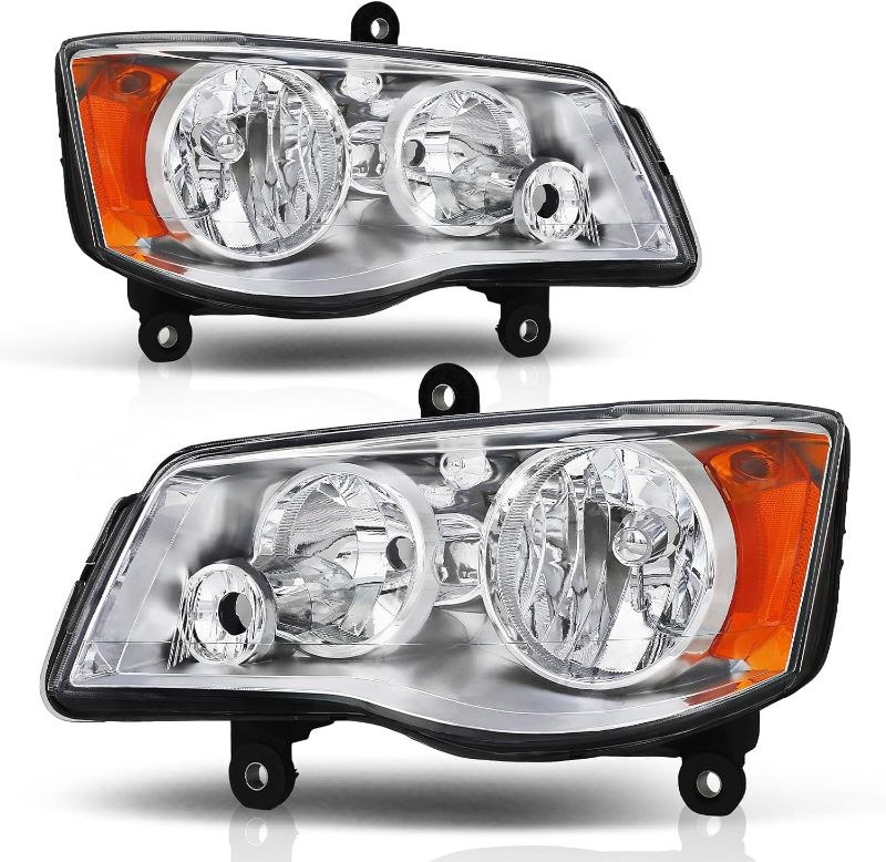 Photo 1 of Anti-Fogging Headlights Fit For 2011 2012 2013 2014 2015 2016 2017 2018 2019 2020 Dodge Grand Caravan 11-20 Grand Caravan/08-16 Chrysler Town & Country Headlight Assembly