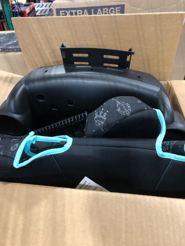 Photo 3 of Evenflo GoTime LX Booster Car Seat (Astro Blue)