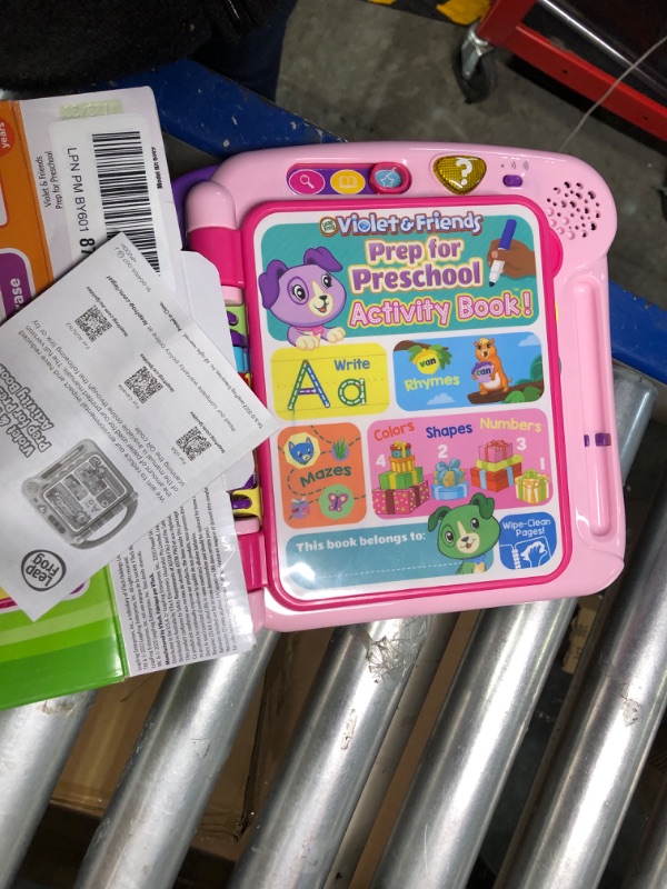 Photo 1 of LeapFrog Violet and Friends Prep for Preschool Activity Book, Pink