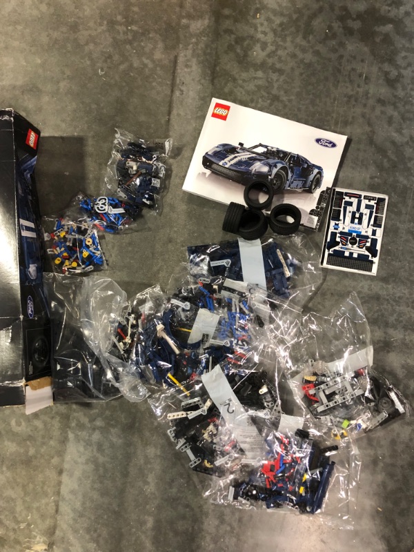 Photo 3 of LEGO Technic 2022 Ford GT 42154 Car Model Kit for Adults to Build, 1:12 Scale Supercar with Authentic Features, Advanced Collectible Set Frustration-Free Packaging