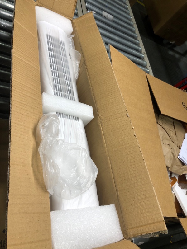 Photo 1 of 8 Inch Foldaway Table Fan with Remote Control, 7200mAh Rechargeable Battery Operated Pedestal Fan for Bedroom, Timer, 4 Speed, Fast Charging Portable Table Fan for Camping, Outdoor, Room (Cepignoly Tower Fan)