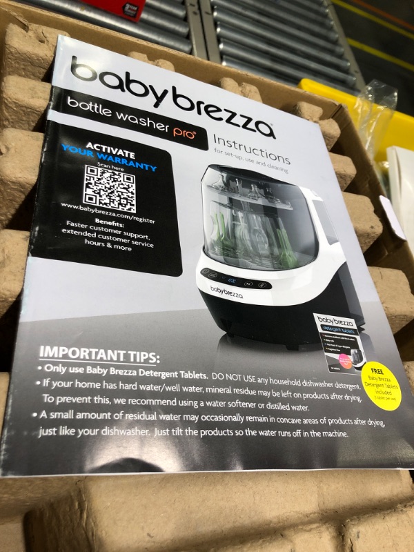 Photo 1 of Baby Brezza Bottle Washer Pro - Baby Bottle Washer, Sterilizer + Dryer - All in One Bottle Cleaner Machine Replaces Tedious Bottle Brushes and Hand Washing