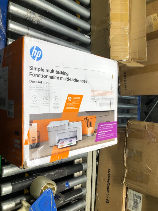 Photo 2 of HP DeskJet 4133e All-in-One Printer with Bonus 6 Months of Instant Ink,White