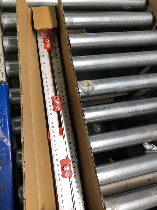 Photo 1 of Adjustable 2-in-1 Drilling Positioning Ruler, Cabinet Hardware Jig, T Square Ruler Cabinet Handle Jig, Woodworking Ruler, Cabinet Drawer Door Hole Drilling Template, Drywall T Square Ruler (25inch)