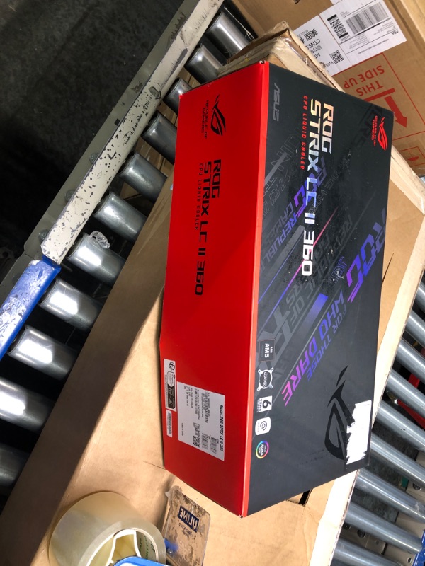 Photo 2 of ASUS ROG Strix LC II 360 All-in-one AIO Liquid CPU Cooler 360mm Radiator, Intel LGA1700, 115x/2066 and AMD AM4/TR4 Support,Triple 120mm 4-pin PWM Fans