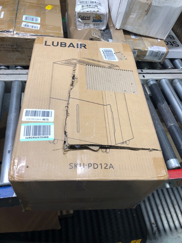 Photo 1 of LUBAIR 4500 Sq.ft 50 Pint Dehumidifiers for Basements and Home, Large Room Basements with Automatic Drain or Manual Drainage,Intelligent Humidity Control, Laundry Dry, Auto Defrost, 24H Timer, Child Lock for Office, Living Room.