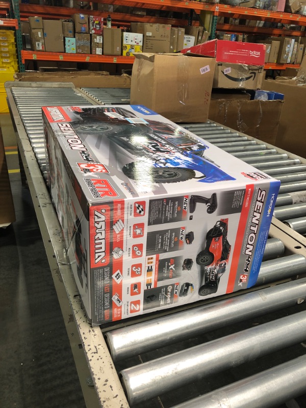 Photo 1 of ARRMA 1/10 SENTON 4X4 V3 3S BLX Brushless Short Course Truck RTR (Transmitter and Receiver Included, Batteries and Charger Required ), Blue, ARA4303V3T1