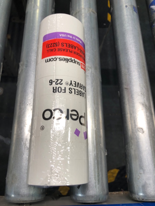 Photo 2 of 2216 White Pricing Labels for Garvey 22-66/22-77/22-88 Two Line Pricing Gun 9 Rolls - 9,000 Pricemarking Labels 22-66 1 Sleeve - 9 Rolls -White.