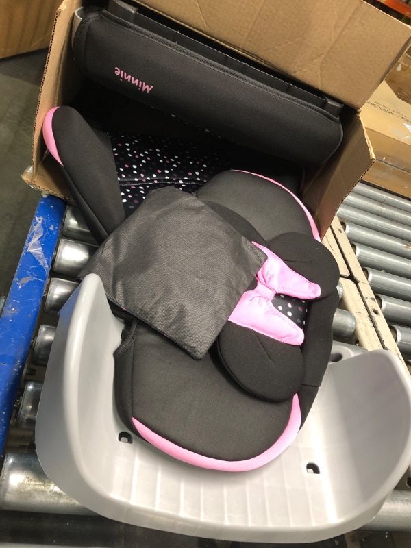 Photo 2 of Disney Baby Pronto! Belt-Positioning Booster Car Seat, Belt-Positioning Booster: 40–100 pounds, Minnie Dot Party