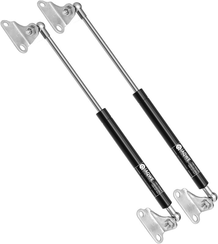 Photo 1 of 20 Inch Gas Struts 80Lb/356N Spring Shocks with L-Type Mounts for RV Bed Storage Heavy-Duty Tool Box Cabinet Trap Door Truck Canopy Cover Trailer Floor Hatch 2pcs by IAQWE