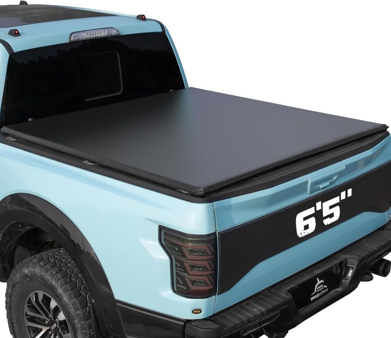 Photo 1 of KSCPRO Truck Bed Tonneau Cover Soft Roll Up Fits 2002-2018 Dodge Ram 1500; 2019-2023 1500 Classic;2003-2023 Ram 2500 3500 6'4'' Bed, Fleetside (Does Not Fit with Multi-Function Tailgate and Rambox) 6.4ft Bed (2002-2018; 2019-2023 Classic)