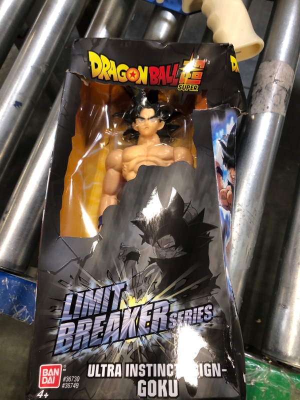 Photo 2 of ***DAMAGE BOX*** Dragon Ball Super Limit Breaker 12" Action Figure - Ultra Instinct Goku Sign, (36749)