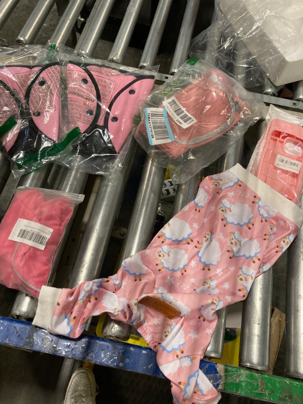 Photo 6 of ***AS IS / NO RETURNS -  FINAL SALE***

PUPPY & PINK BUNDLE

Phone Case for Iphone 13
x2 Seat belt adjusters for the little ones
Pencil Case for on the go and puppy snacks
Two Cute outfits for a small Dog!