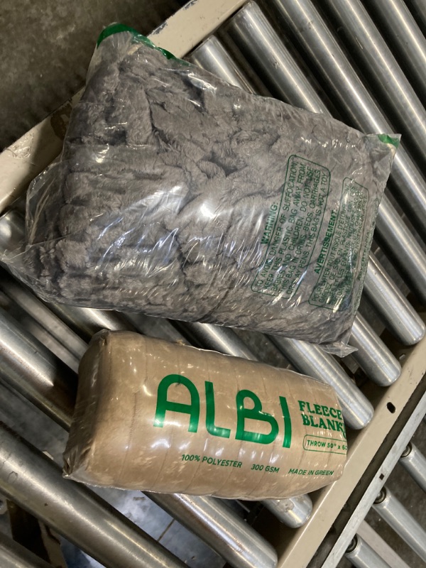 Photo 1 of ***AS IS / NO RETURNS -  FINAL SALE***

TWO FLEECE BLANKETS