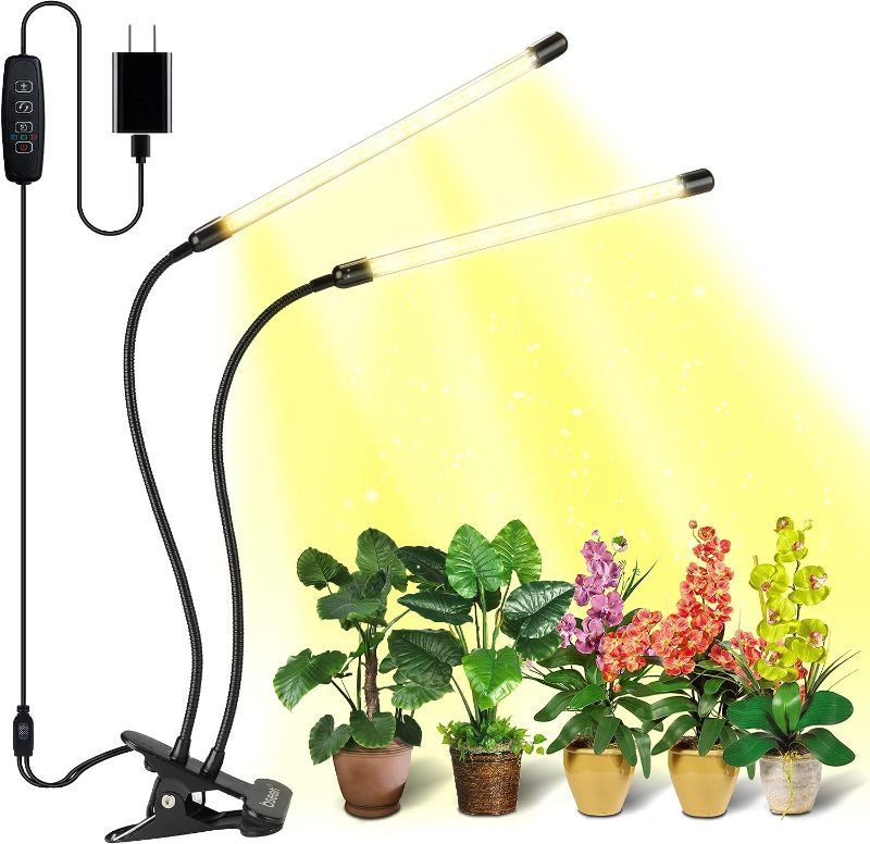 Photo 1 of bseah Grow Light Plant Lights for Indoor Plants, Full Spectrum Plant Grow Lights, 10 Dimmable Levels Auto ON & Off with 3/9/12H Timer