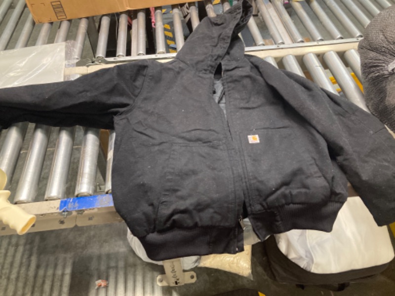 Photo 3 of ***very dirty*** Carhartt Women's Loose Fit Washed Duck Insulated Active Jacket Black XX-Large