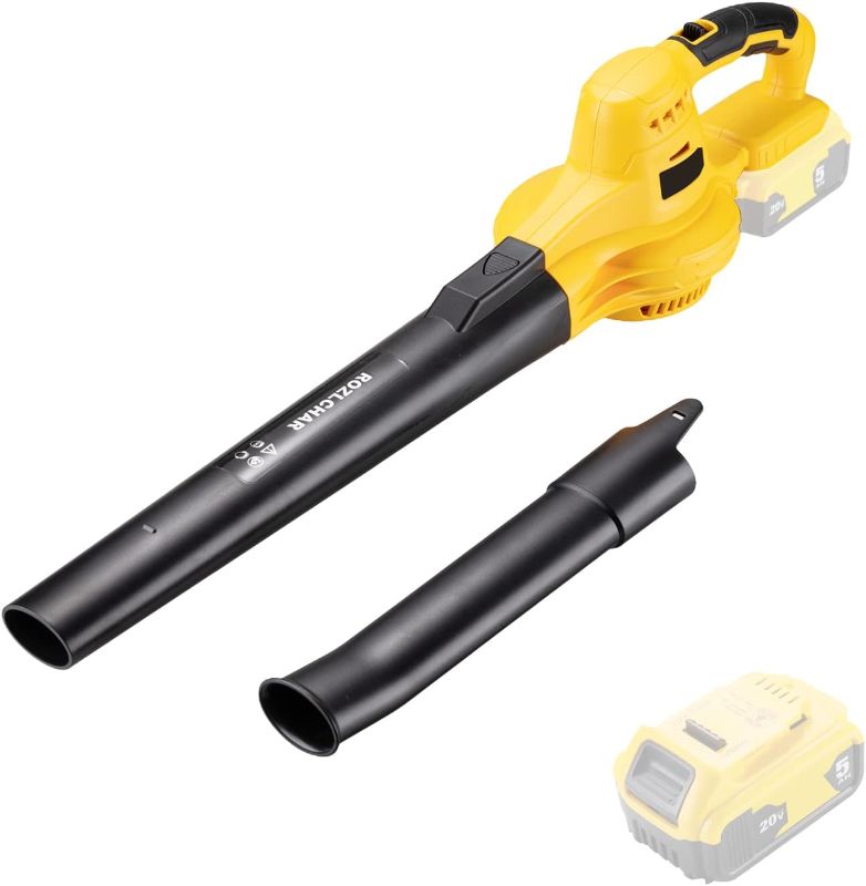 Photo 1 of Cordless Leaf Blower for Dewalt 20V Max Battery, 100CFM Electric Handheld Lightweight Leaf Blower for Lawn Care & Yard Cleaning(??????? & ??????? ??? ????????)