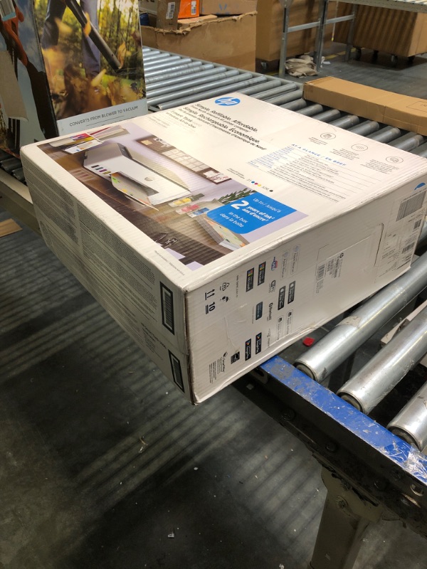 Photo 1 of HP Smart Tank 5000 Wireless All-in-One Ink Tank Printer with up to 2 years of ink included, mobile print, scan, copy, white, 17.11 x 14.23 x 6.19