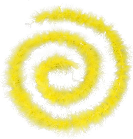 Photo 1 of 2 Yards Marabou Feather Boa for Crafts Wedding Party Halloween Costume Christmas Tree Decoration 20 Grams