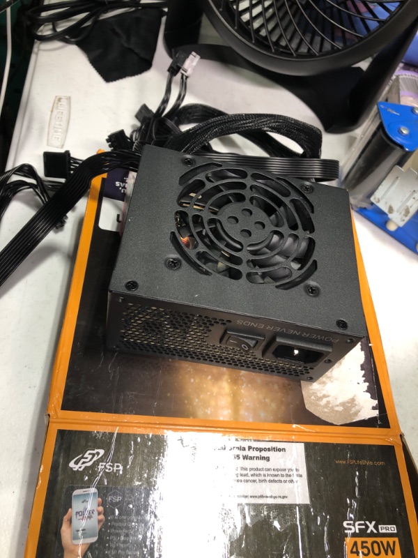 Photo 2 of FSP 450W Mini ITX Solution/SFX 12V / Micro ATX 80 Plus Bronze Certified Power Supply (FSP450-50SAC)