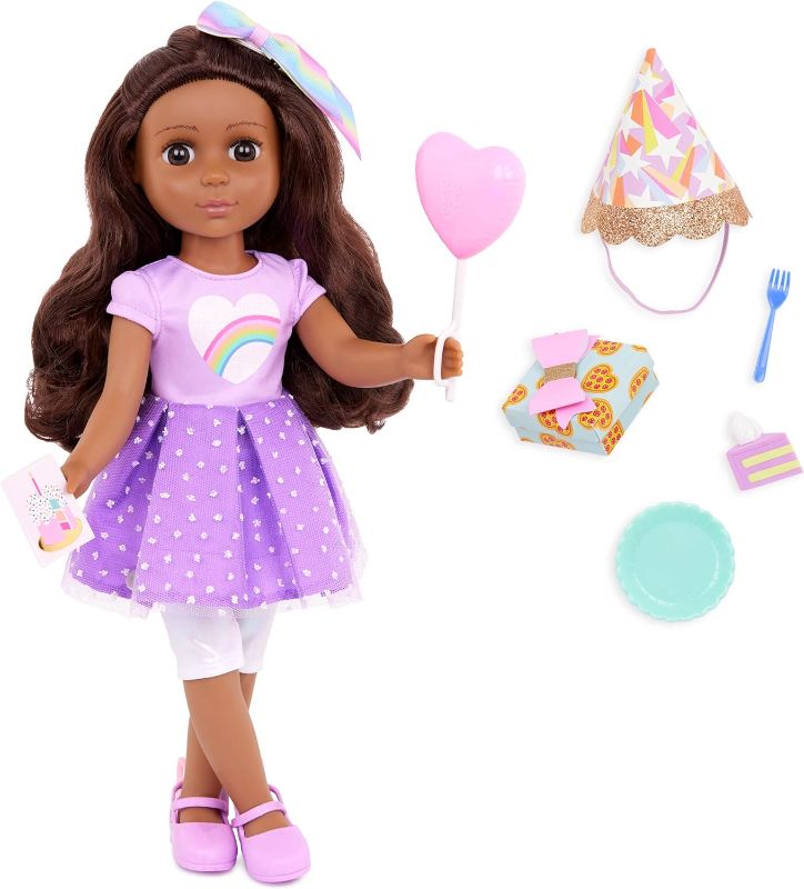 Photo 1 of Glitter Girls – 14-inch Posable Doll – Birthday Party Accessories – Balloon, Toy Present & More – Toys for Kids 3 Years+ – Meera
