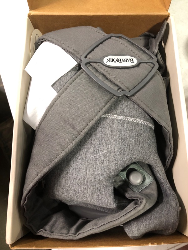 Photo 3 of BABYBJÖRN Baby Carrier Mini, 3D Jersey, Dark Grey 3D Jersey Dark Gray